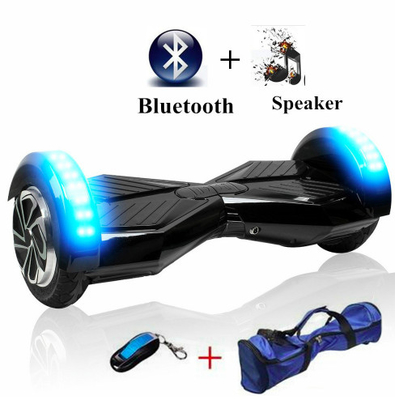 2 Wheel Self Balance Custom Electric Scooter With Bluetooth Speaker LED Light