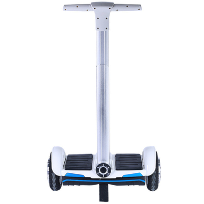 Durable Road White Mini Electric Scooter With Handle 8 Inch Huge Tyre
