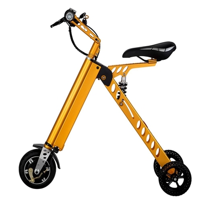 Mini 250W Electric Kick Scooter Three Wheel Folding Scooter Ebike L85*W42*H86 Unfold Size