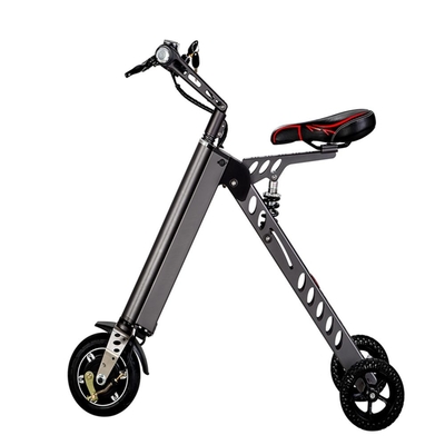 Mini 250W Electric Kick Scooter Three Wheel Folding Scooter Ebike L85*W42*H86 Unfold Size