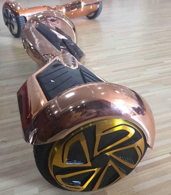 Mini Chrome Electric Scooter With Bluetooth Speaker , Hollow Inflatable Tires