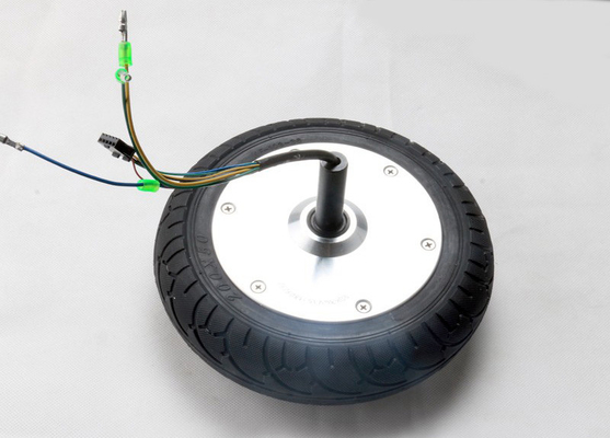 6.5 Inch Tire Electric Scooter Parts , 350W Brushless Scooter Motor Wheel